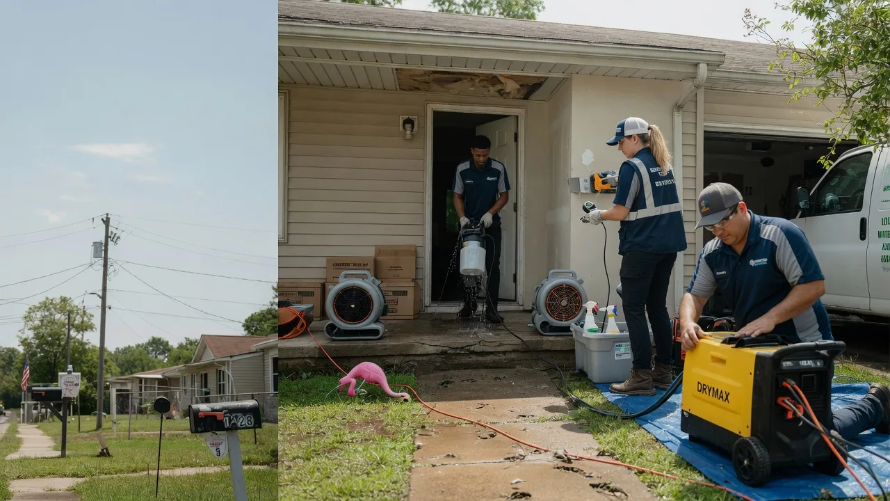 Storm Damage Water Removal in Moundridge, KS near me